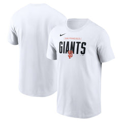 San Francisco Giants Nike Home Team Bracket Stack T-Shirt - White - Nike Discount