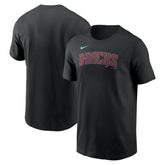 Arizona Diamondbacks Nike Wordmark T-Shirt - Black - Nike Discount