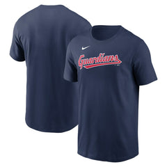 Cleveland Guardians Nike Fuse Wordmark T-Shirt - Navy - Nike Online