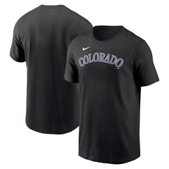 Colorado Rockies Nike Fuse Wordmark T-Shirt - Black - Nike Online