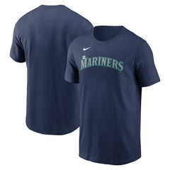 Seattle Mariners Nike Fuse Wordmark T-Shirt - Navy - Nike Online