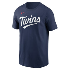 Minnesota Twins Nike Fuse Wordmark T-Shirt - Navy - Nike Lifestyle