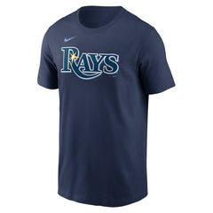 Tampa Bay Rays Nike Fuse Wordmark T-Shirt - Navy - Nike Sale