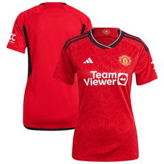 Manchester United Women's 2023/24 Home Replica Jersey Red - Adidas for sale