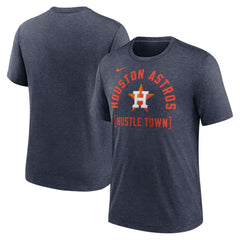 Houston Astros Nike Swing Big Tri-Blend T-Shirt - Heather Navy - Nike Online