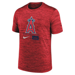 Los Angeles Angels Nike Large Logo Velocity T-Shirt - Red - Nike Lifestyle