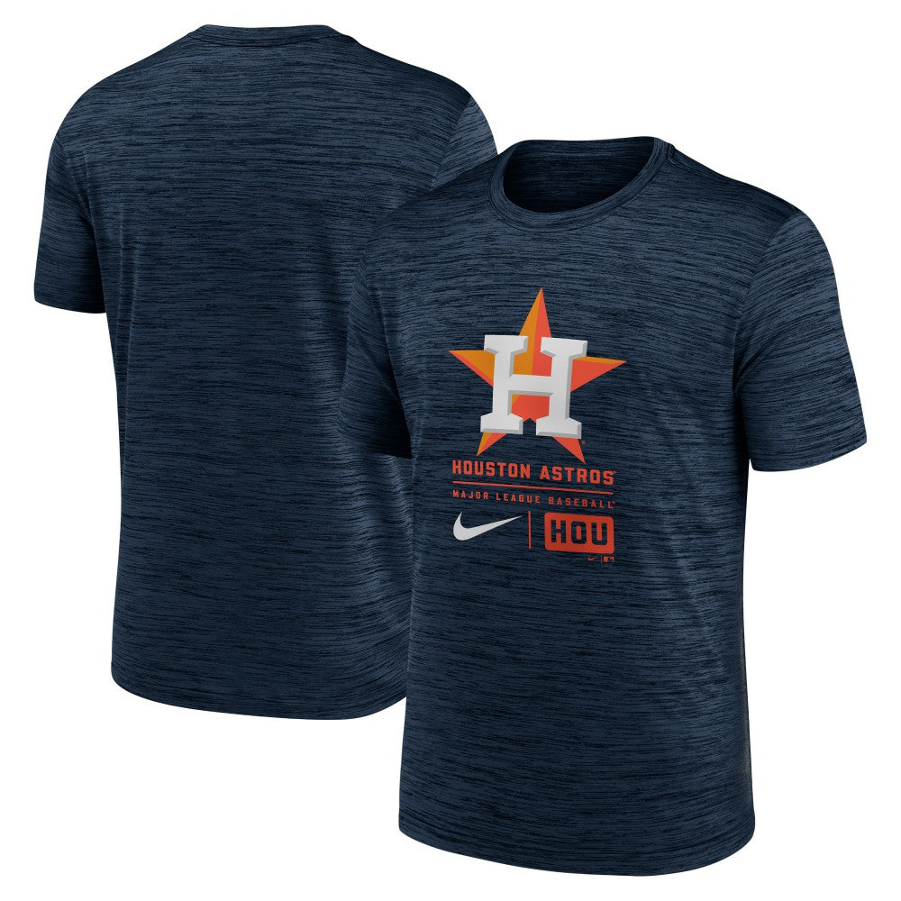 Houston Astros Nike Large Logo Velocity T-Shirt - Navy - Nike Sale