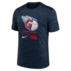 Cleveland Guardians Nike Large Logo Velocity T-Shirt - Navy - Nike Lifestyle