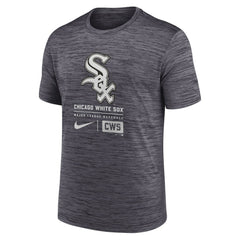 Chicago White Sox Nike Large Logo Velocity T-Shirt - Black - Nike Online