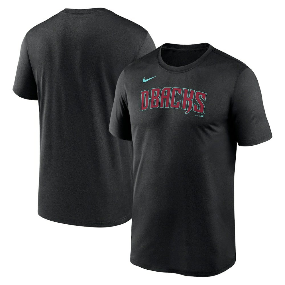 Arizona Diamondbacks Nike Legend Fuse Wordmark T-Shirt - Black - Nike Lifestyle