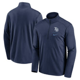 Tampa Bay Rays Nike Franchise Logo Pacer Performance Half-Zip Top - Navy - Nike on Sale