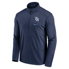 Tampa Bay Rays Nike Franchise Logo Pacer Performance Half-Zip Top - Navy - Nike on Sale