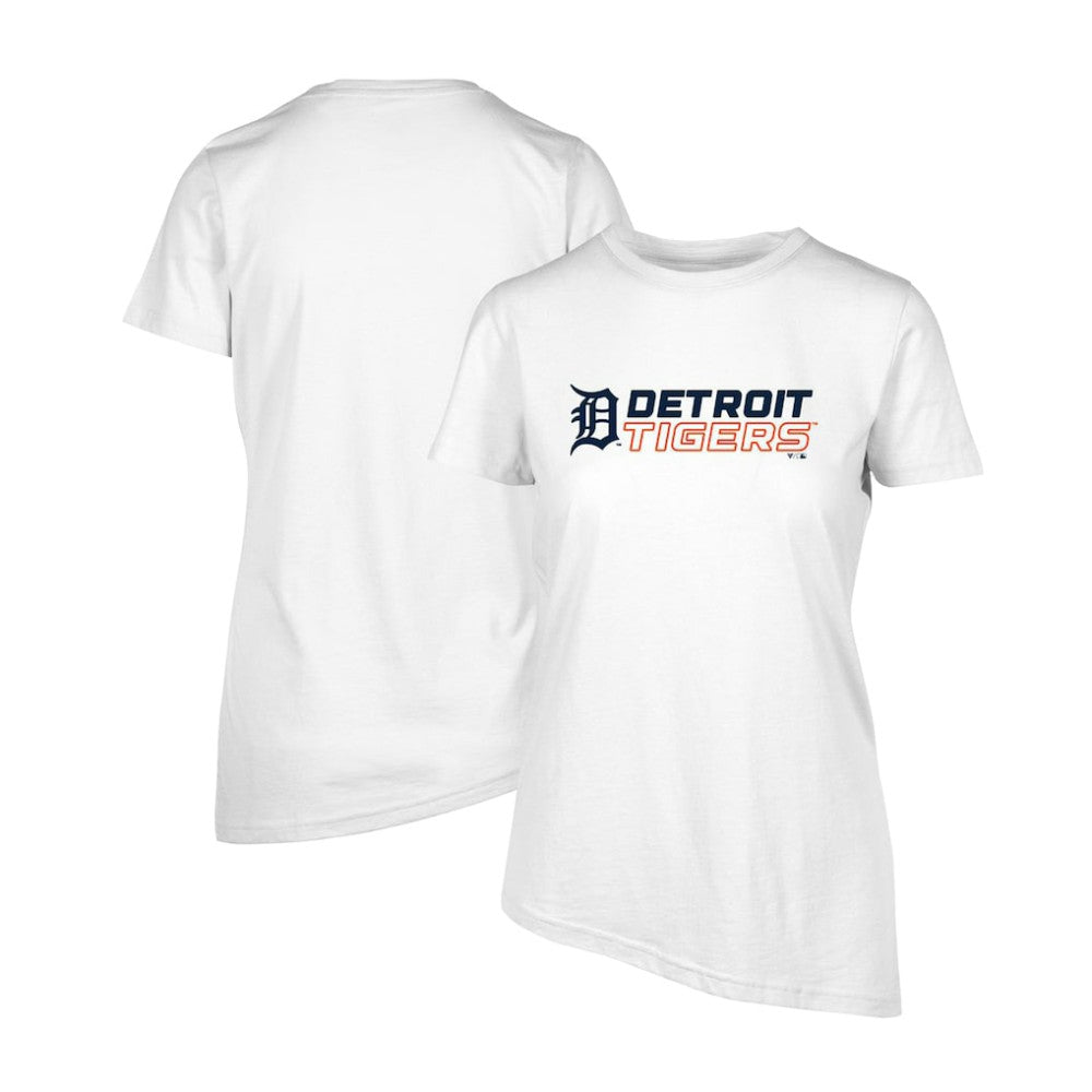 Detroit Tigers Levelwear Women's Birch Chase T-Shirt - White - MLB Discount