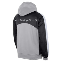 Brooklyn Nets Authentic Starting Five Force Performance Pullover Hoodie Silver/Black | Nike discount