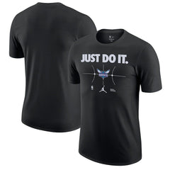 Charlotte Hornets Just Do It T-Shirt Black | Nike Near Me
