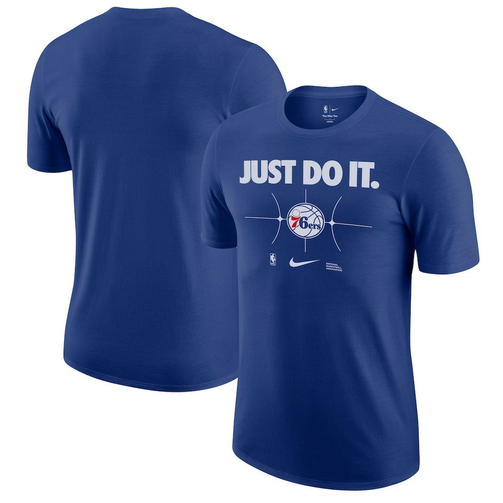 Philadelphia 76ers Just Do It T-Shirt Royal | Nike US