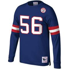 Mitchell & Ness Lawrence Taylor New York Giants Big & Tall Cut & Sew Player Name & Number Long Sleeve T-Shirt Royal