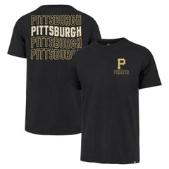 Pittsburgh Pirates '47 Hang Back Franklin T-Shirt - Black - 47 brand Discount