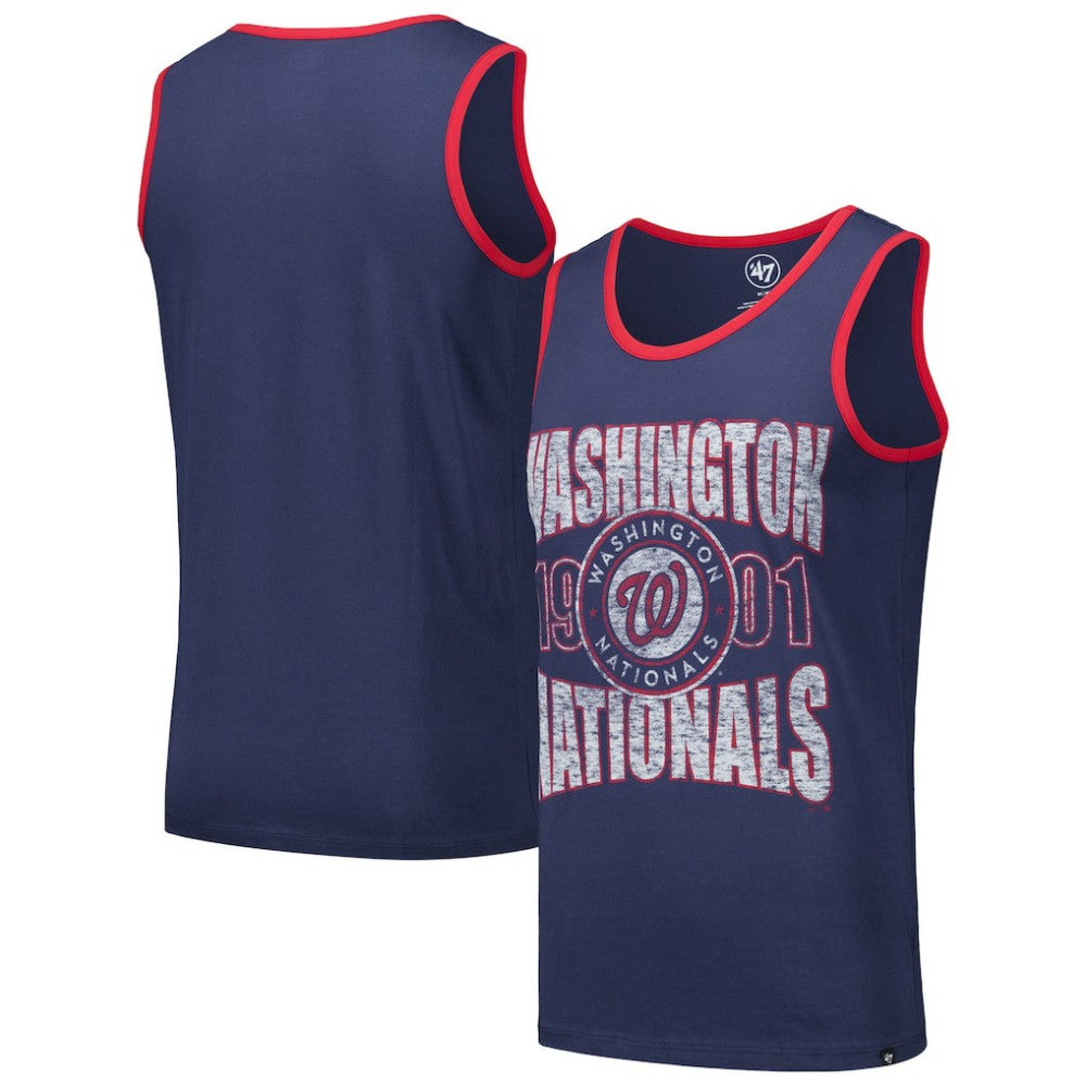 Washington Nationals '47 Upload Franklin Tank Top - Navy - 47 brand Sale