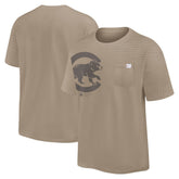 Chicago Cubs Nike Statement Max90 Pocket T-Shirt - Khaki - Nike Online
