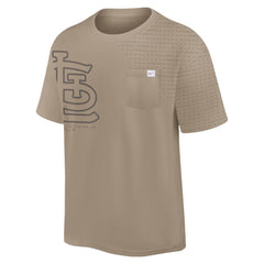 St. Louis Cardinals Nike Statement Max90 Pocket T-Shirt - Khaki - Nike on Sale