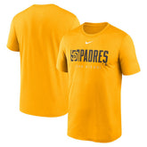 San Diego Padres Nike Knockout Legend Performance T-Shirt - Gold - Nike Lifestyle