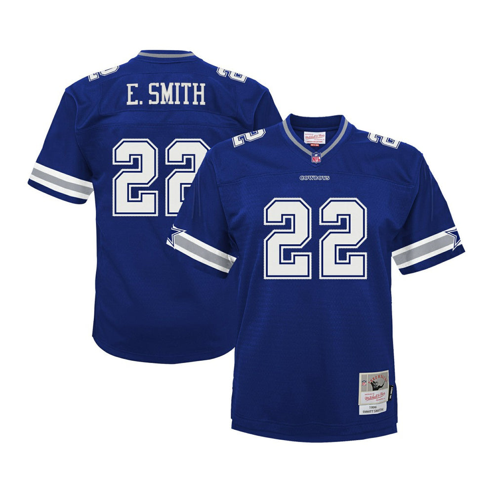 Mitchell & Ness Emmitt Smith Dallas Cowboys Big & Tall 1996 Legacy Retired Player Jersey Navy