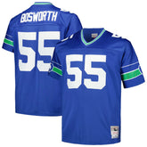 Mitchell & Ness Brian Bosworth Seattle Seahawks Big & Tall 1987 Legacy Retired Player Jersey Royal