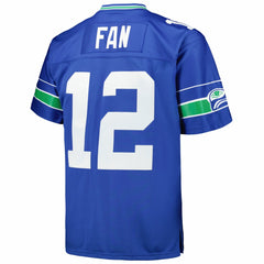 Mitchell & Ness 12s Seattle Seahawks Big & Tall Legacy Retired Player Jersey Royal