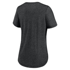 Chicago White Sox Nike Women's Knockout Team Stack Tri-Blend T-Shirt - Heather Black - Nike Sale