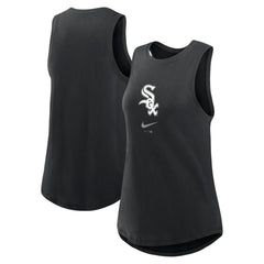 Chicago White Sox Nike Women's Legacy Icon High Neck Dri-FIT Tank Top - Black - Nike Discount