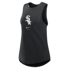 Chicago White Sox Nike Women's Legacy Icon High Neck Dri-FIT Tank Top - Black - Nike Discount