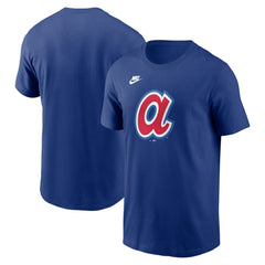 Atlanta Braves Nike Cooperstown Collection T-Shirt - Royal - Nike Sale