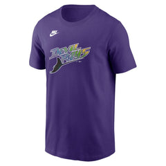 Tampa Bay Rays Nike Cooperstown Collection T-Shirt - Purple - Nike Discount