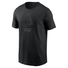 Baltimore Orioles Nike City Connect Large Logo T-Shirt - Black - Nike Online