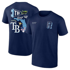 Tampa Bay Rays Fanatics Split Zone T-Shirt - Navy - Fanatics Online