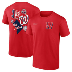 Washington Nationals Fanatics Split Zone T-Shirt - Red - Fanatics Sale
