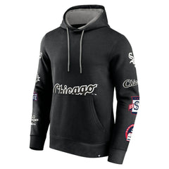 Chicago White Sox Fanatics Wild Winner Pullover Hoodie - Black - Fanatics Lifestyle