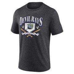 Tampa Bay Rays Fanatics Home Team Tri-Blend T-Shirt - Heather Charcoal - Fanatics Lifestyle