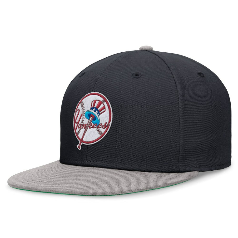 New York Yankees Nike Rewind Cooperstown True Performance Fitted Hat - Navy/Gray - Nike Discount