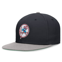 New York Yankees Nike Rewind Cooperstown True Performance Fitted Hat - Navy/Gray - Nike Discount