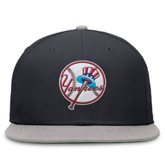 New York Yankees Nike Rewind Cooperstown True Performance Fitted Hat - Navy/Gray - Nike Discount