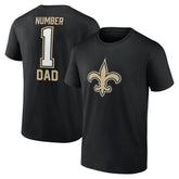 Fanatics New Orleans Saints Father's Day T-Shirt Black
