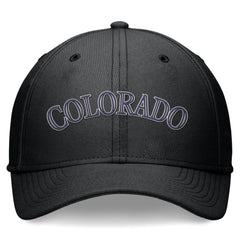 Colorado Rockies Nike Performance Flex Hat - Black - Nike Lifestyle