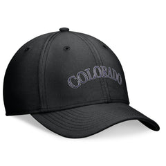 Colorado Rockies Nike Performance Flex Hat - Black - Nike Lifestyle