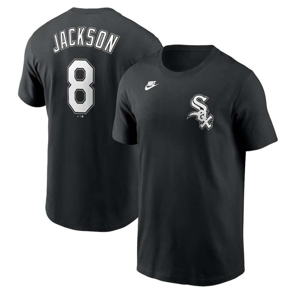 Bo Jackson Chicago White Sox Nike Cooperstown Collection Fuse Name & Number T-Shirt - Black - Nike Discount