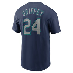 Ken Griffey Jr. Seattle Mariners Nike Fuse Name & Number T-Shirt - Navy - Nike Lifestyle