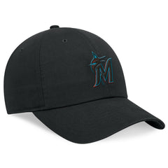 Miami Marlins Nike Club Adjustable Hat - Black - Nike Online