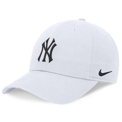 New York Yankees Nike Club Adjustable Hat - White - Nike Discount