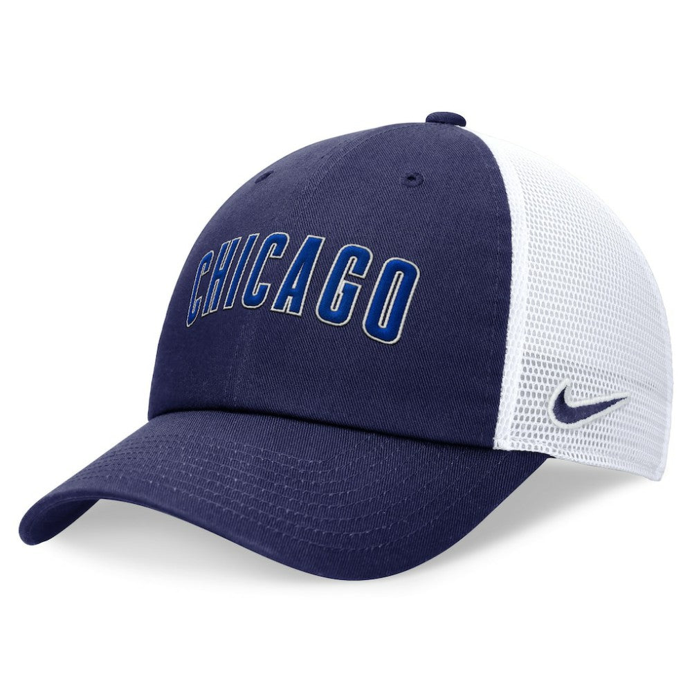 Chicago Cubs Nike Wordmark Adjustable Trucker Hat - Royal - Nike Sale
